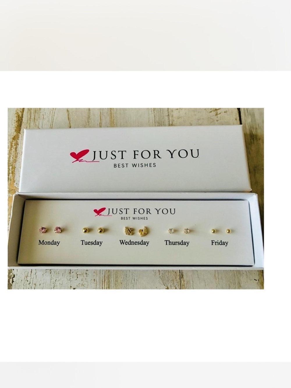 Just For You Best Wishes 5 Day Earrings Set
#earrings #gift
Hypoallergenic
Gif